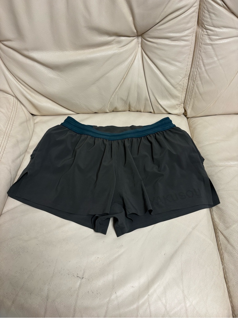 NIKE X GYAKUSOU sz S Running Shorts Dark Gray Pockets Undercover
